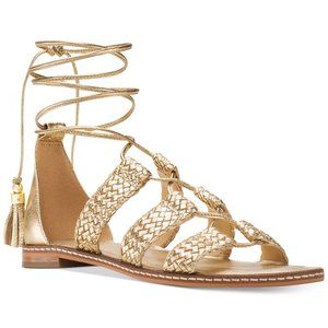 Michael Kors Monterey Gladiator Leather Sandal, Size 9